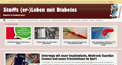 Desktop Screenshot of diabetes-leben.com